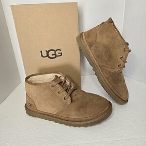UGG Women's Neumel Chukka Chestnut Suede Lace Up Ankle Boots Size 9 F27019L